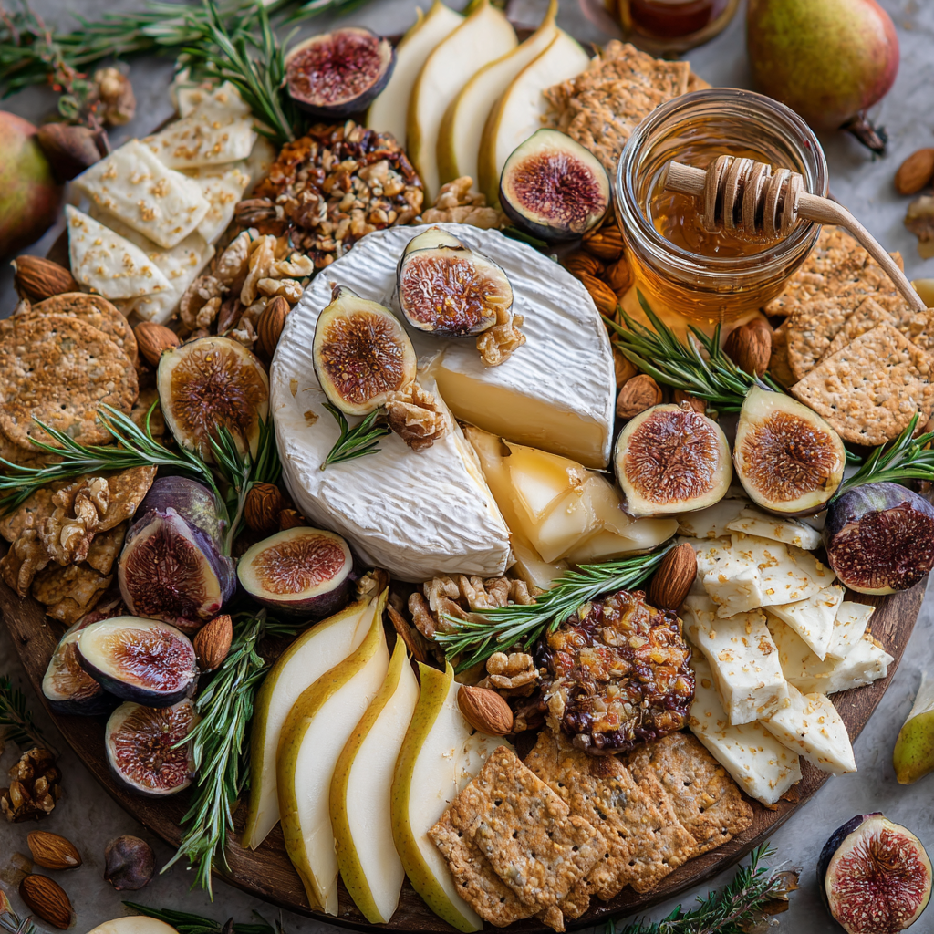 Rustic Fall Cheese & Fruit Board