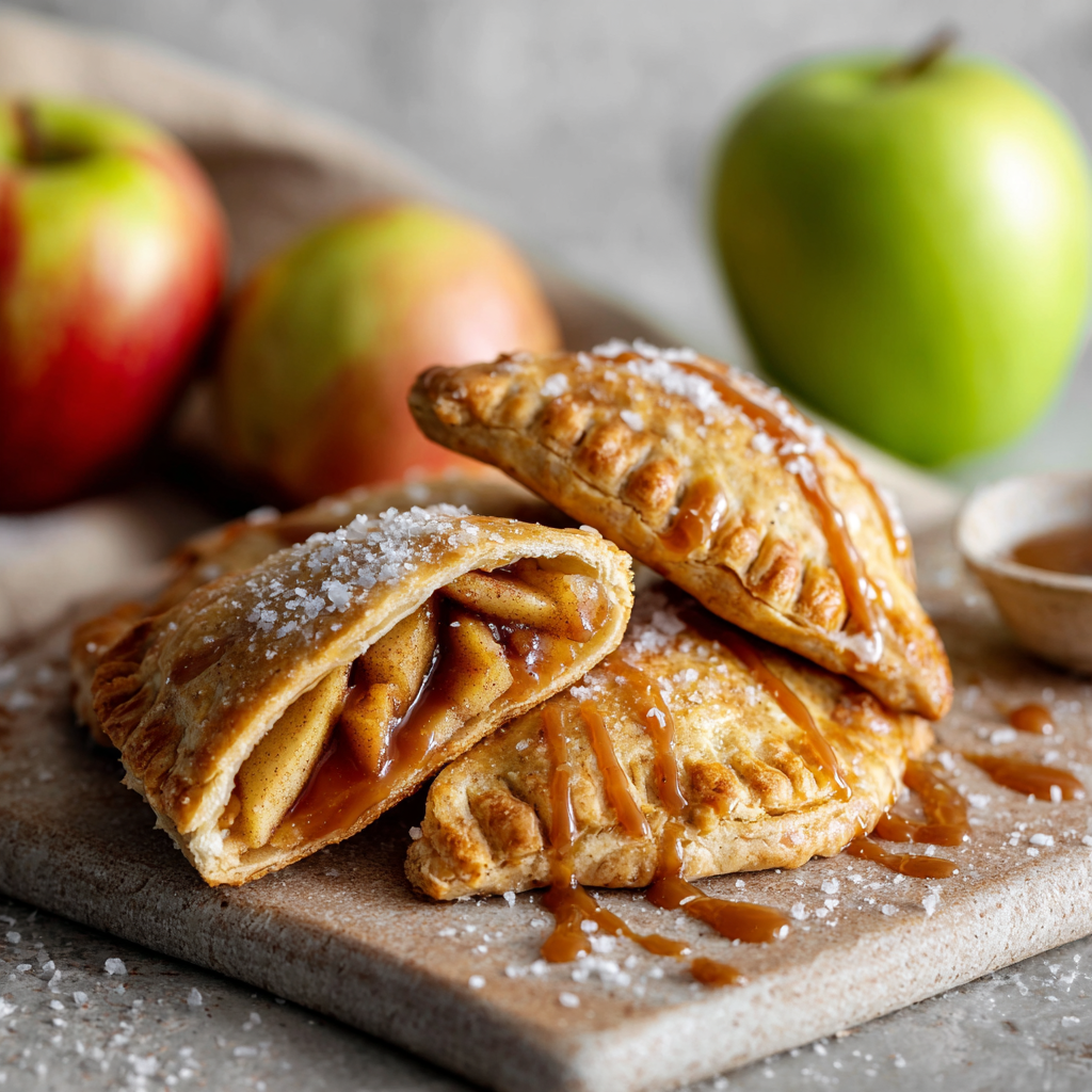 Salted Caramel Apple Hand Pies