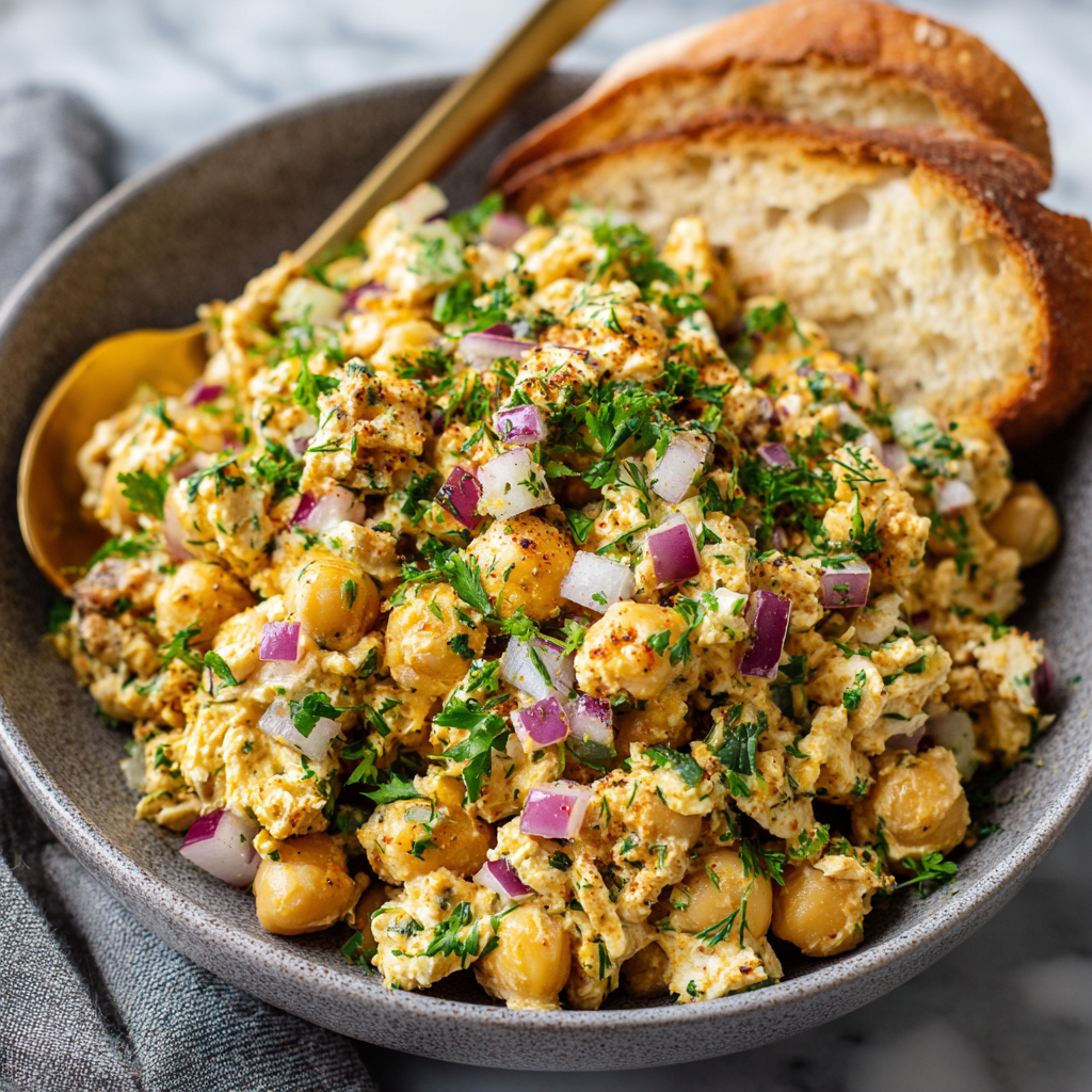 Smashed Chickpea Salad