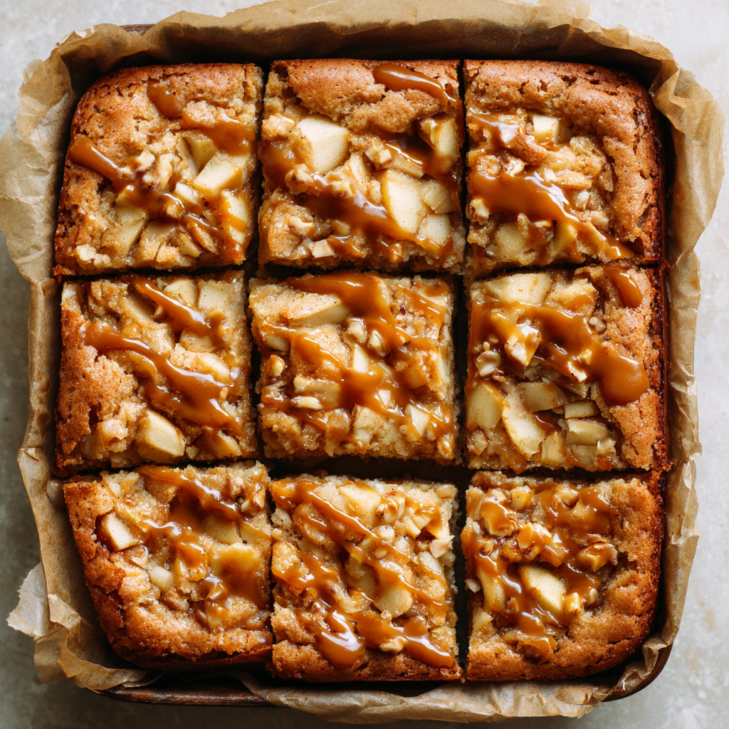 Toffee Apple Blondies