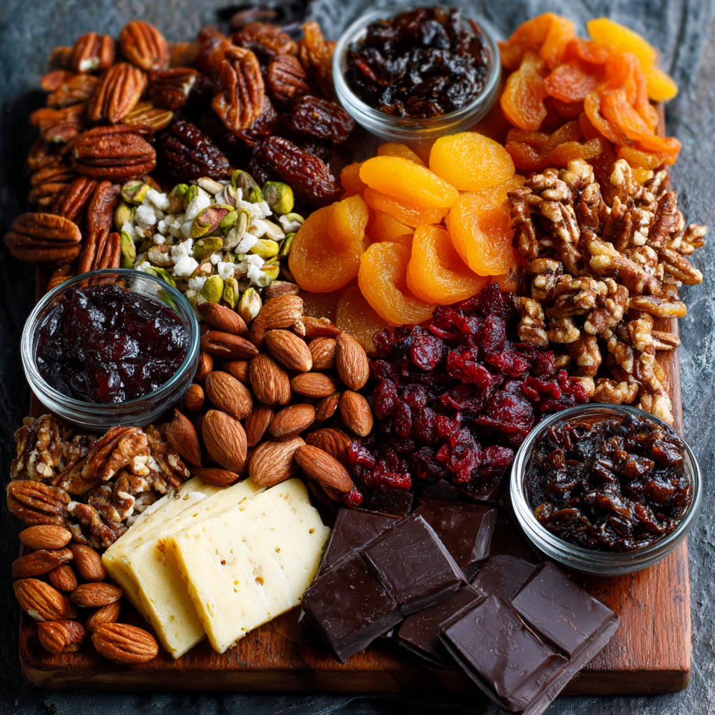 Maple-Roasted Nut & Dried Fruit Board