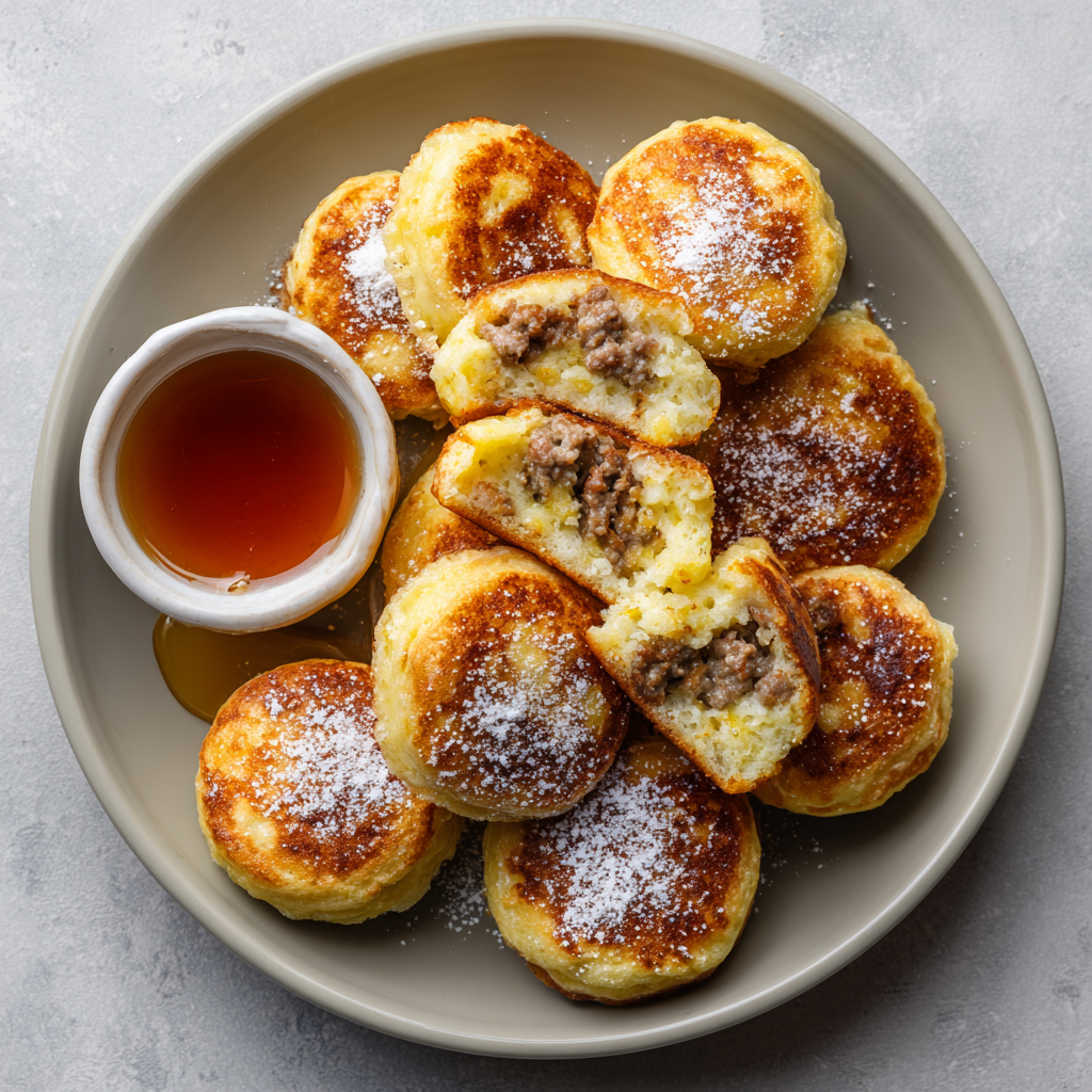 Sausage Pancake Bites