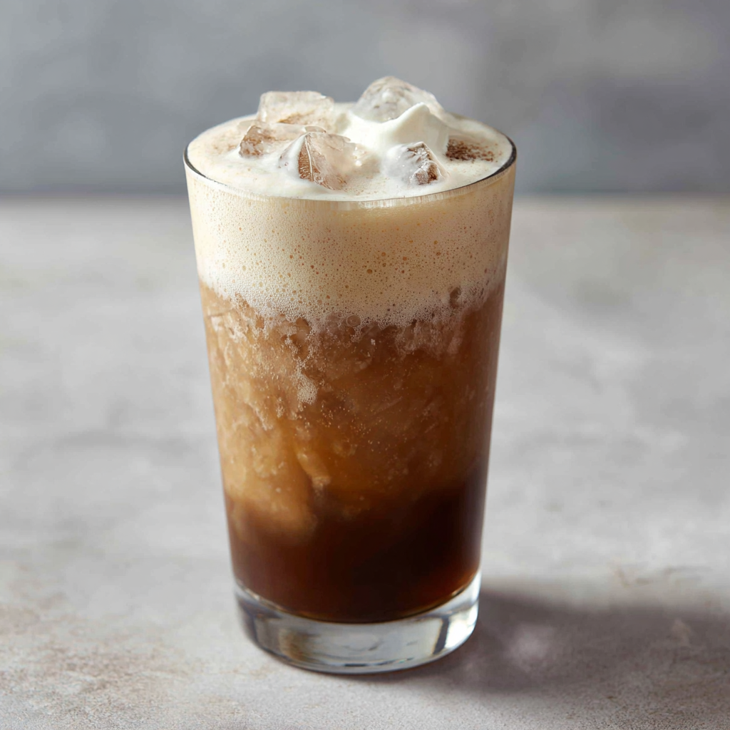 Brown Sugar Shaken Espresso with Vanilla Bean Cold Foam