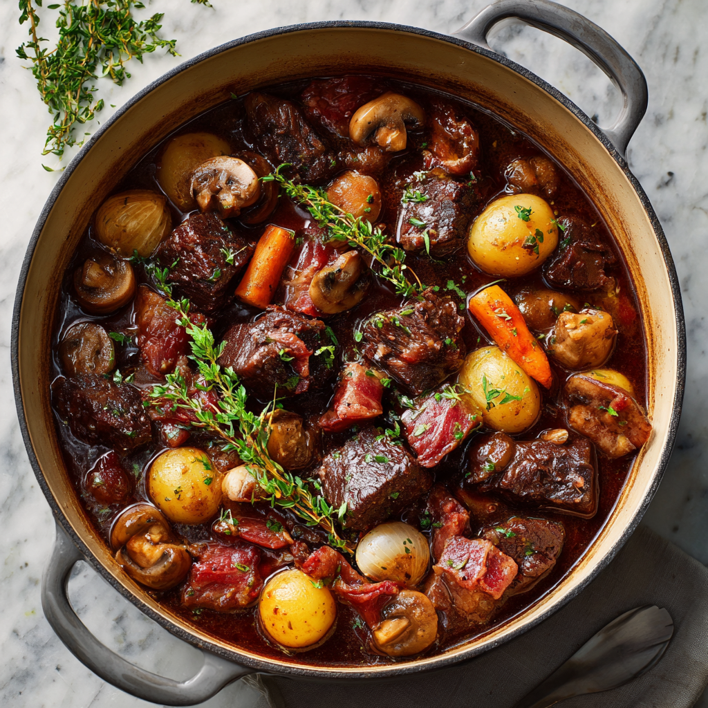 Classic Beef Bourguignon