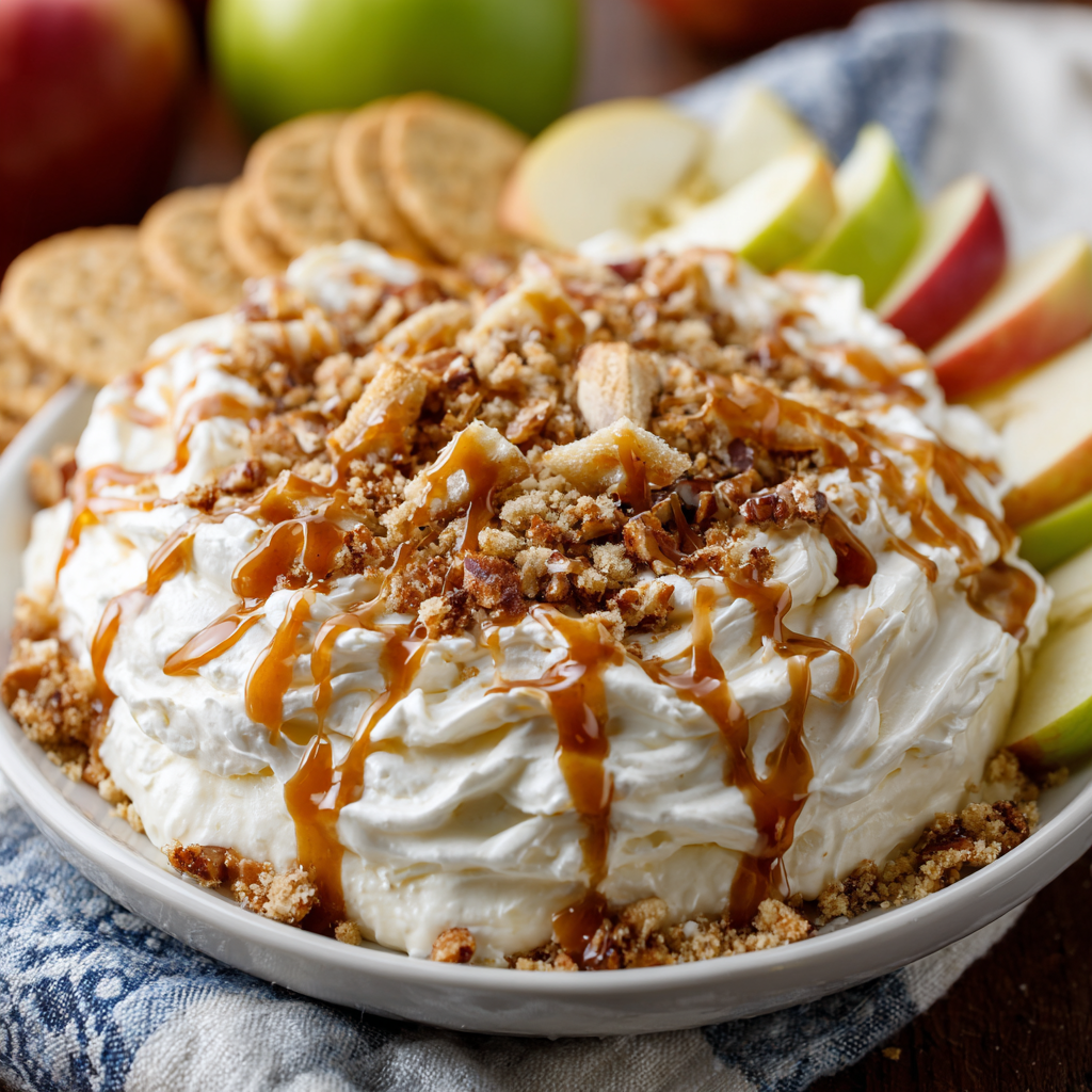 Caramel Apple Cheesecake Dip