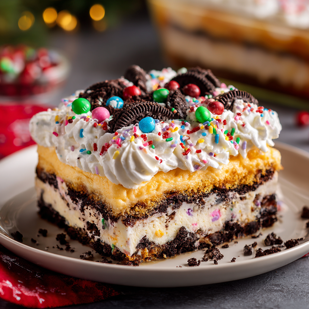 Easy Christmas Lasagna Dessert