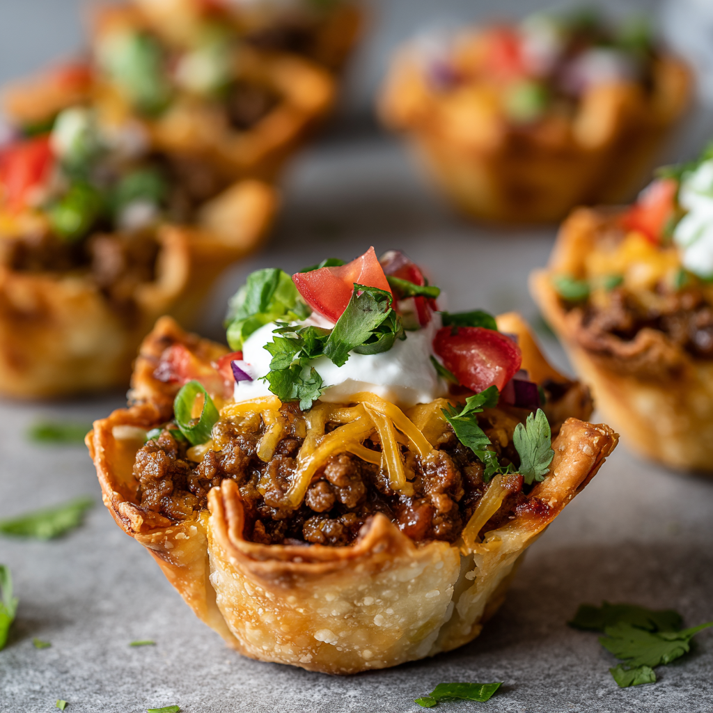 Easy Taco Cups