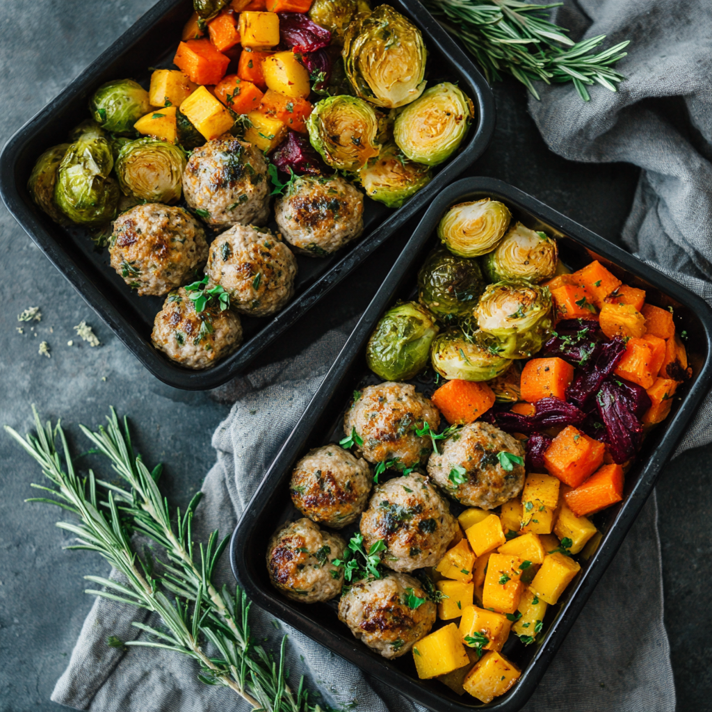 Ground Turkey Butternut Squash Skillet