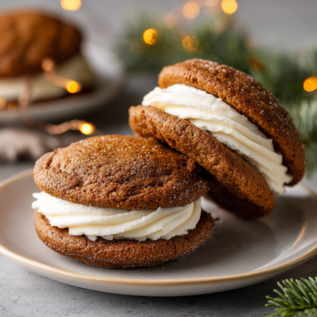 Gingerbread Whoopie Pies
