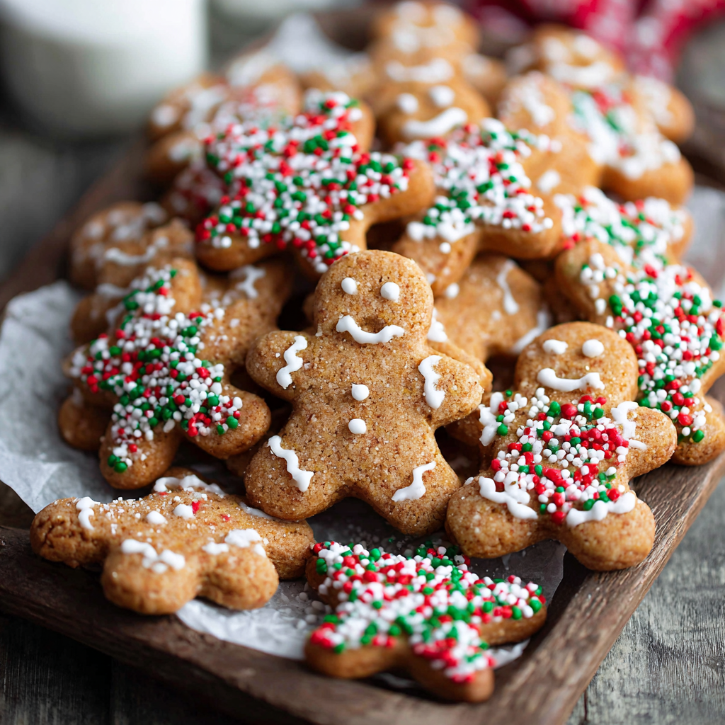 Holiday Shortbread Gingerbread Men & Bites