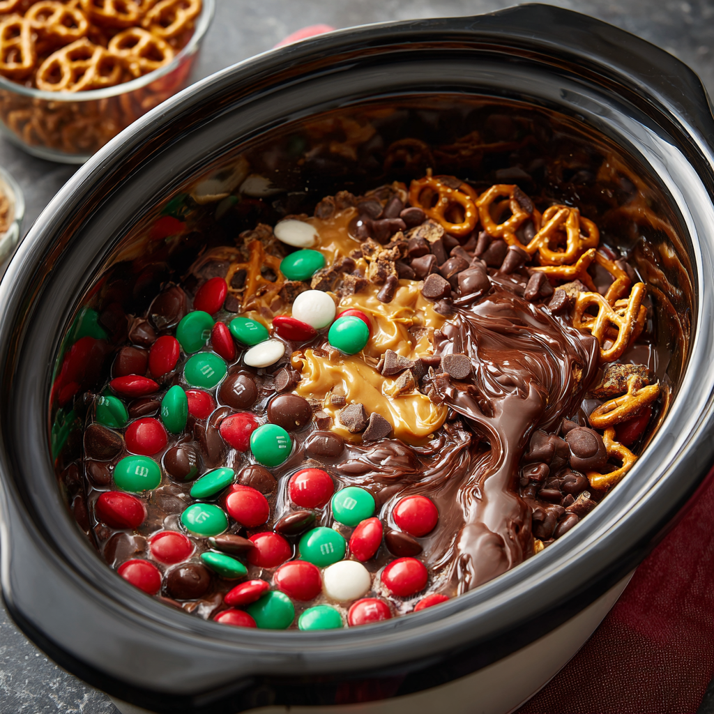Lazy Slow Cooker Chocolate Candy