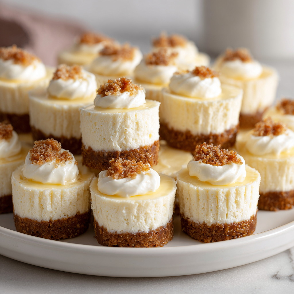 Mini Vanilla Cheesecake Bites