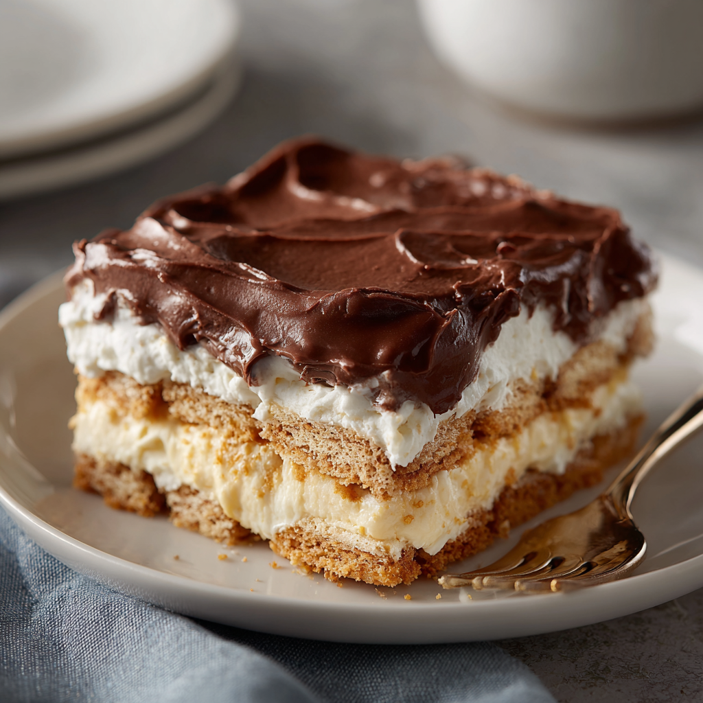 No-Bake Eclair Cake