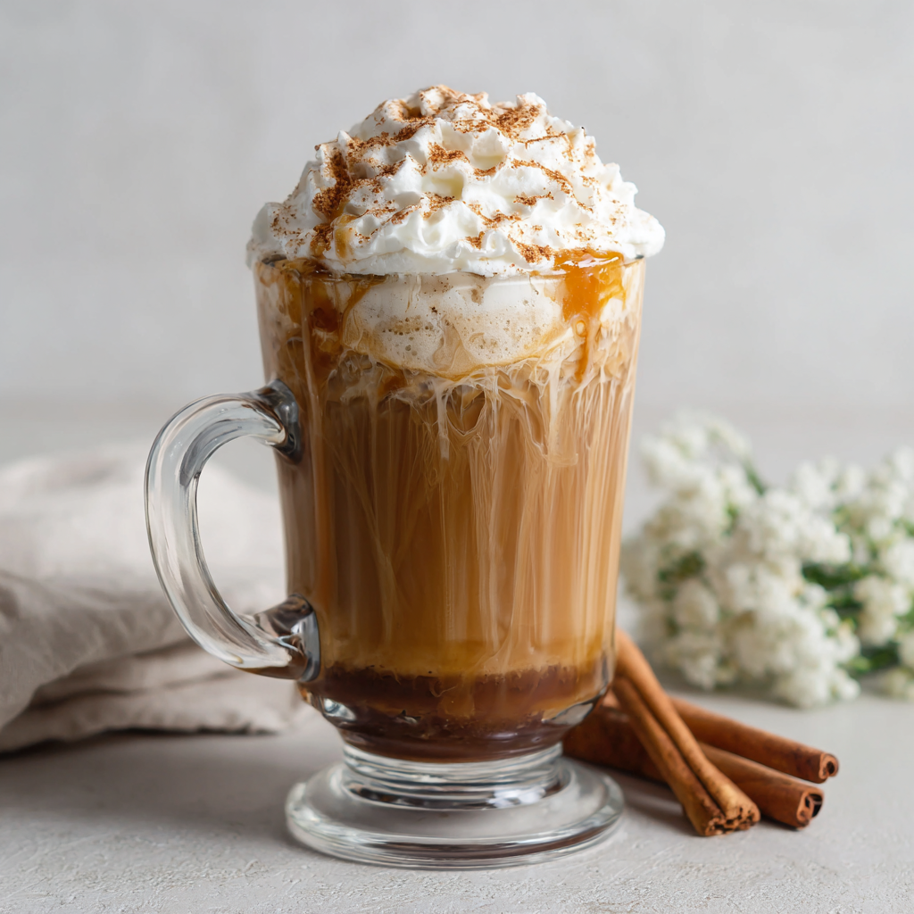 Pumpkin Brown Sugar Cinnamon Swirl Latte