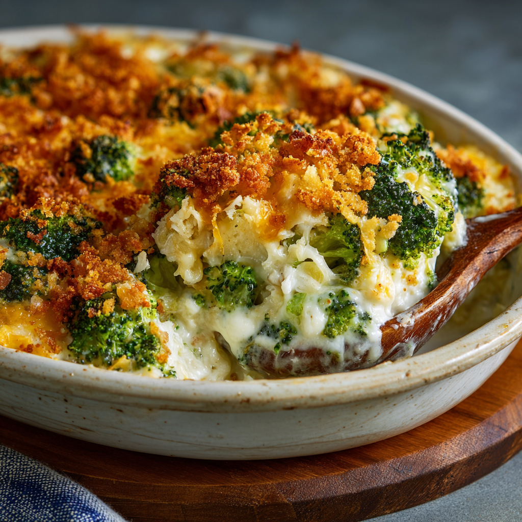 The Best Broccoli Cheese Casserole