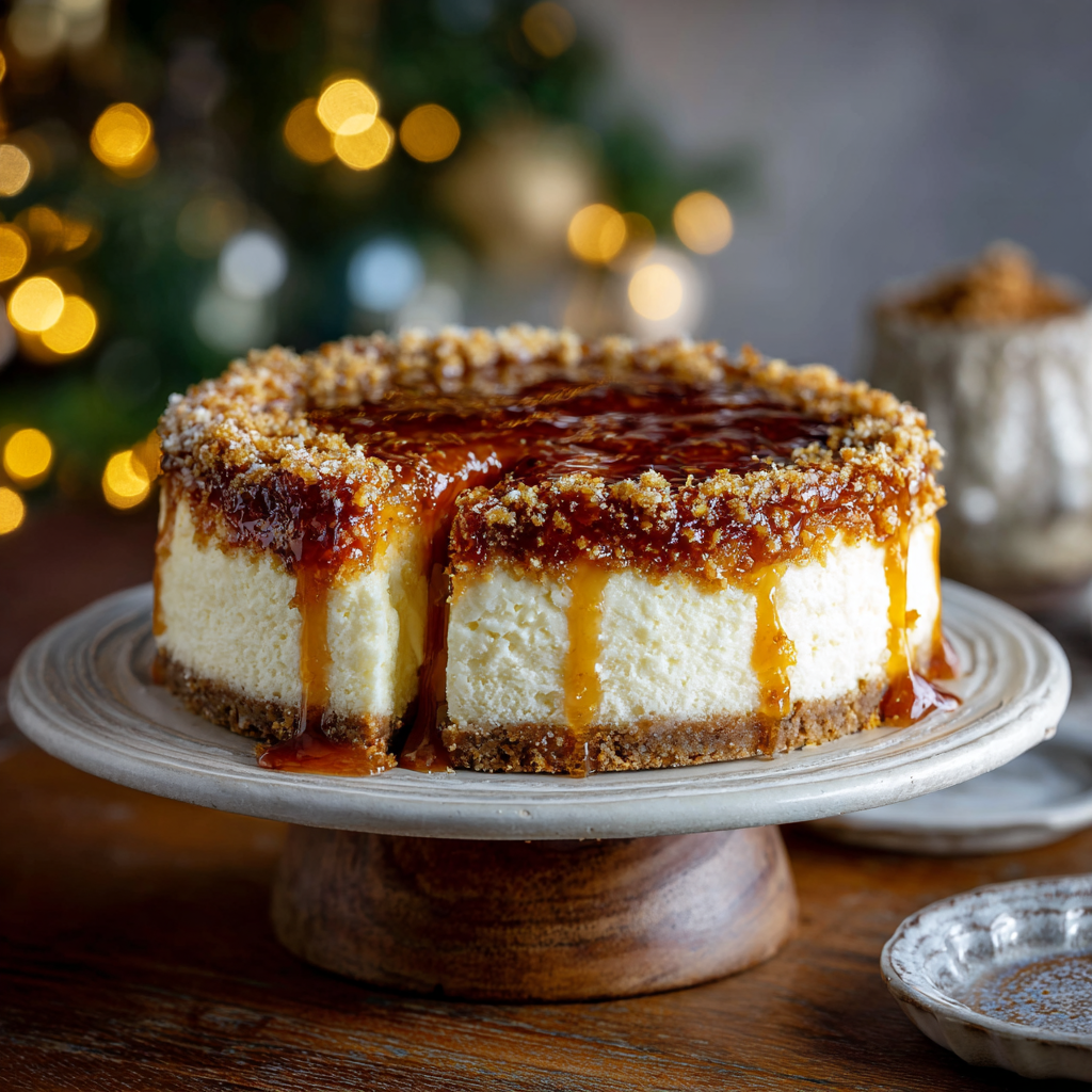 Easy Christmas Cheesecake