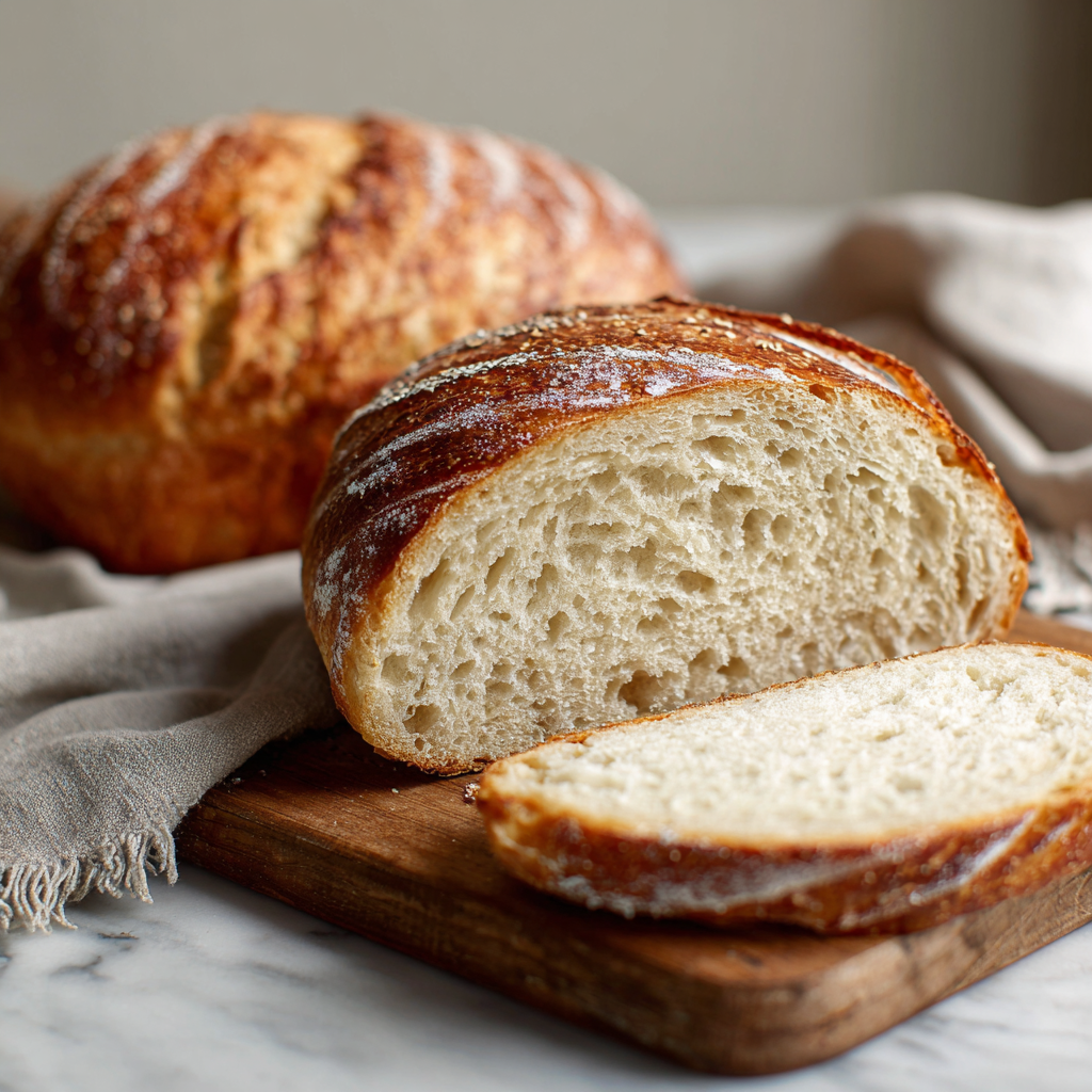 Overnight Sourdough Bread