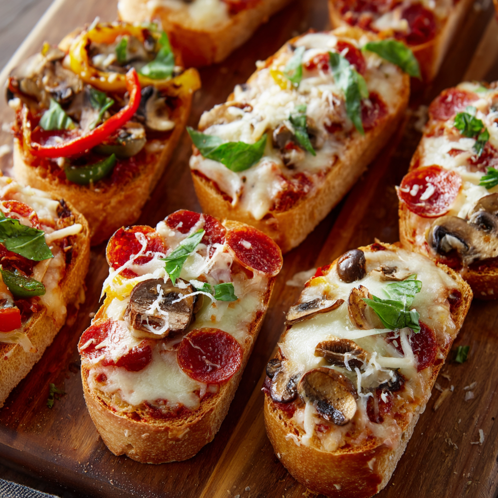 Baguette Pizza Bites