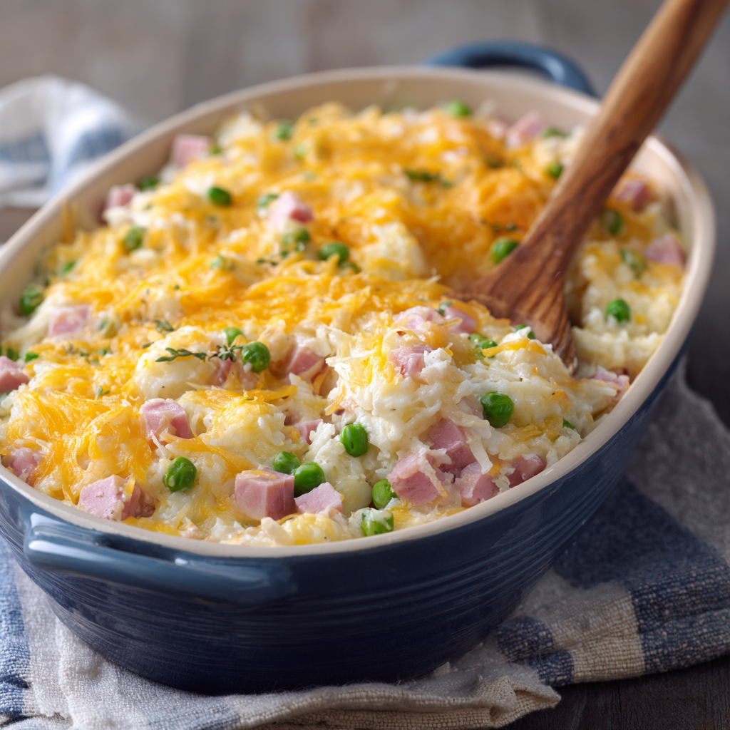 Cheesy Ham Casserole