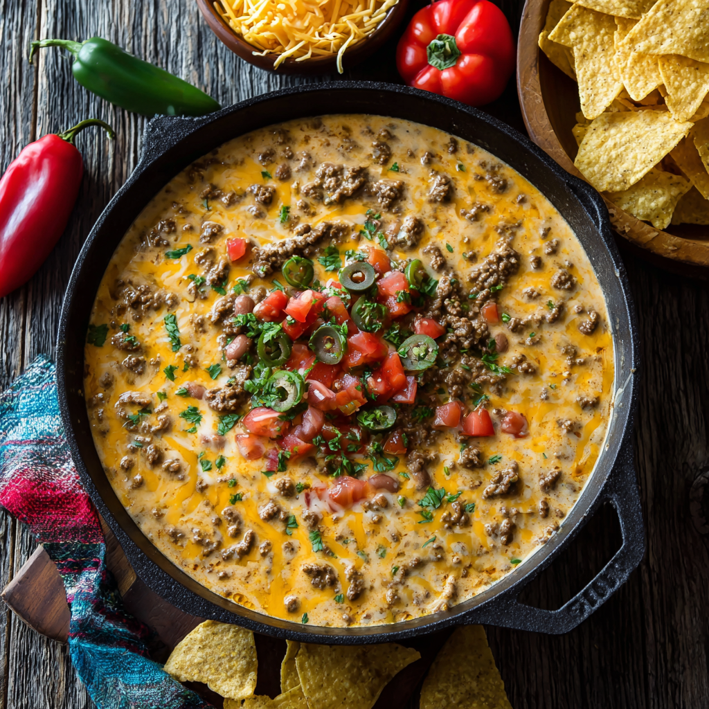 Cowboy Queso : Bold, Meaty, and Made for Sharing