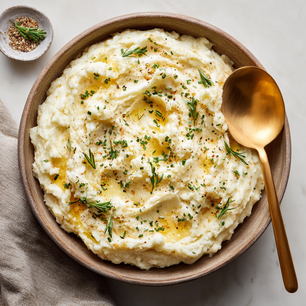 Creamy Cottage Cheese Mashed Potatoes (With a Twist)