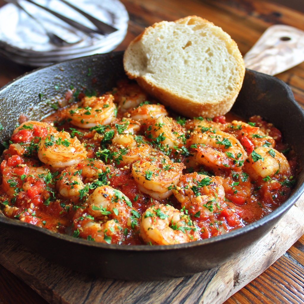 Garlic Shrimp in Tomato Sauce