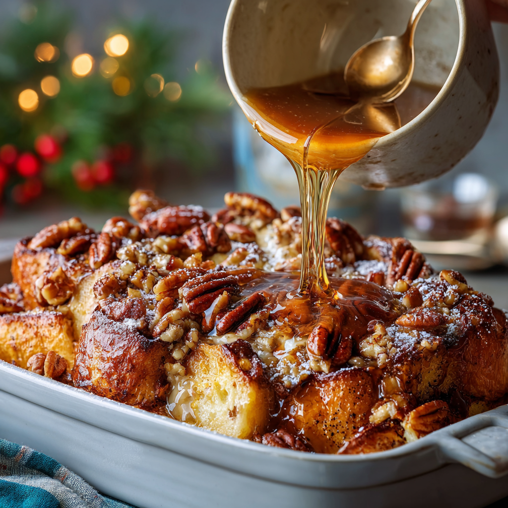 Maple Pecan French Toast Casserole