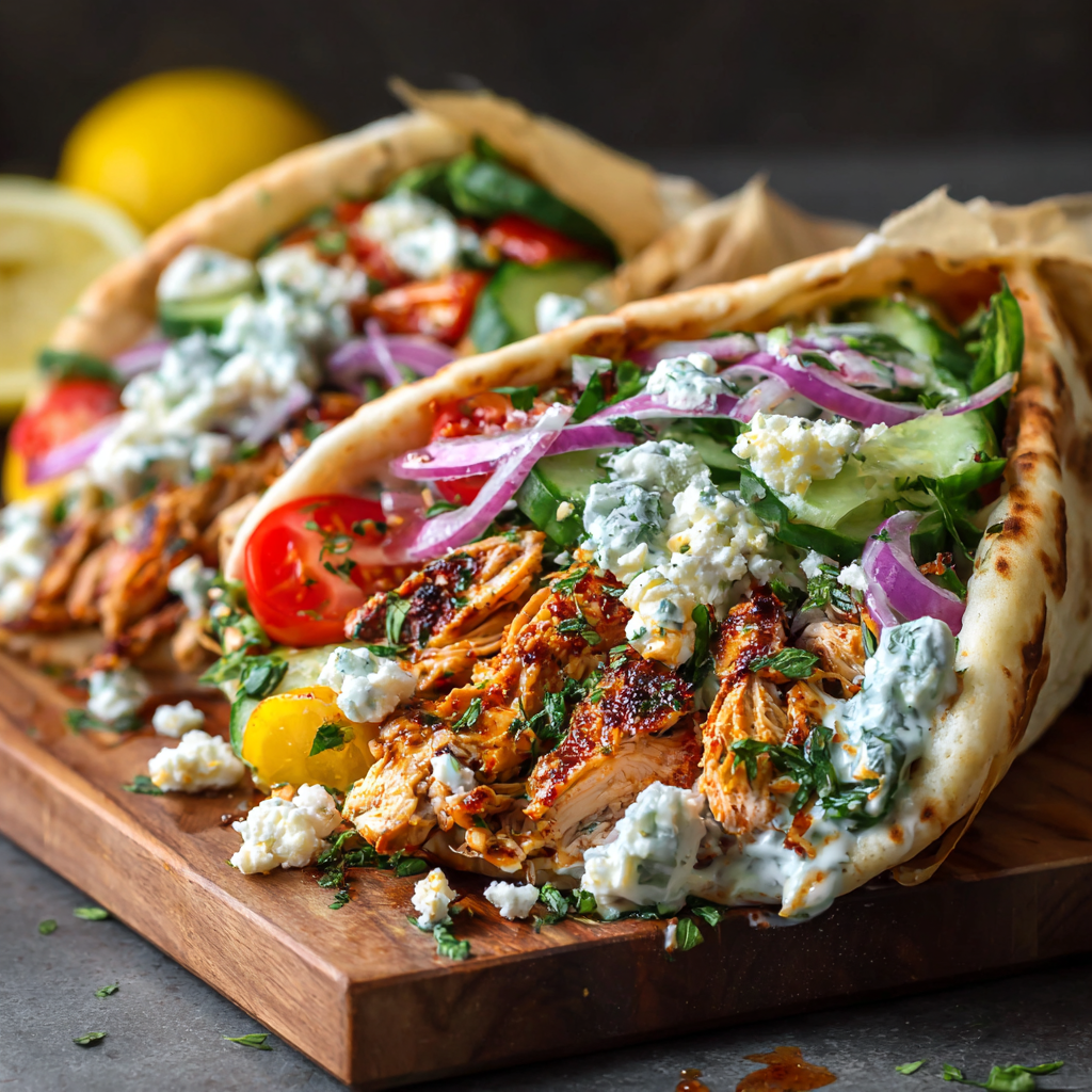 Mediterranean Chicken Gyros: Quick & Healthy