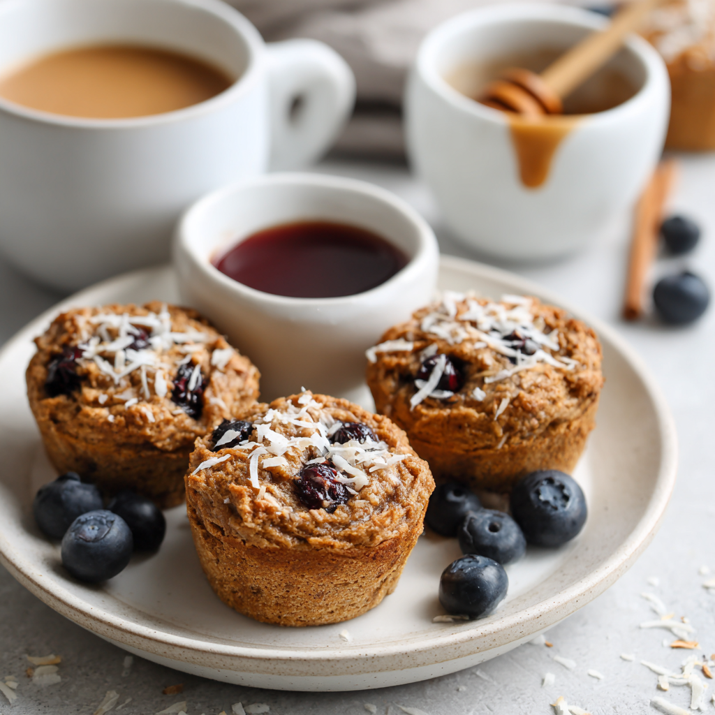 5-Ingredient Protein Muffins : 20g Protein, Gluten-Free & Perfect for Meal Prep