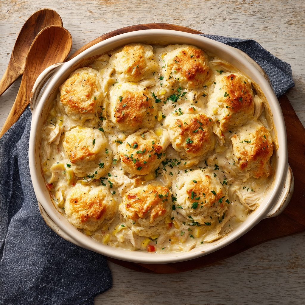 Chicken & Dumplings Casserole : Hearty Comfort Without the Fuss
