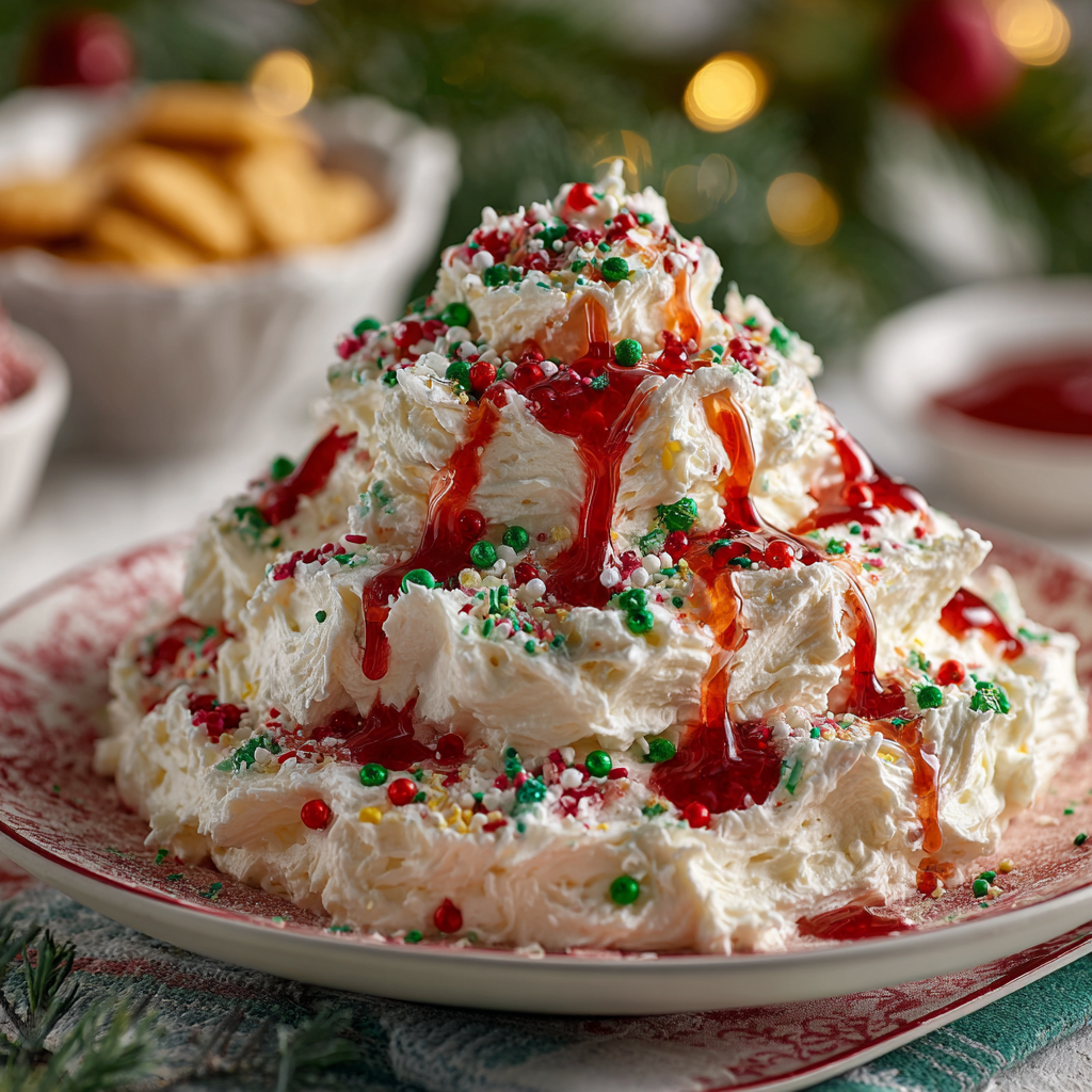 Christmas Tree Cake Dip :  A Festive No-Bake Dessert