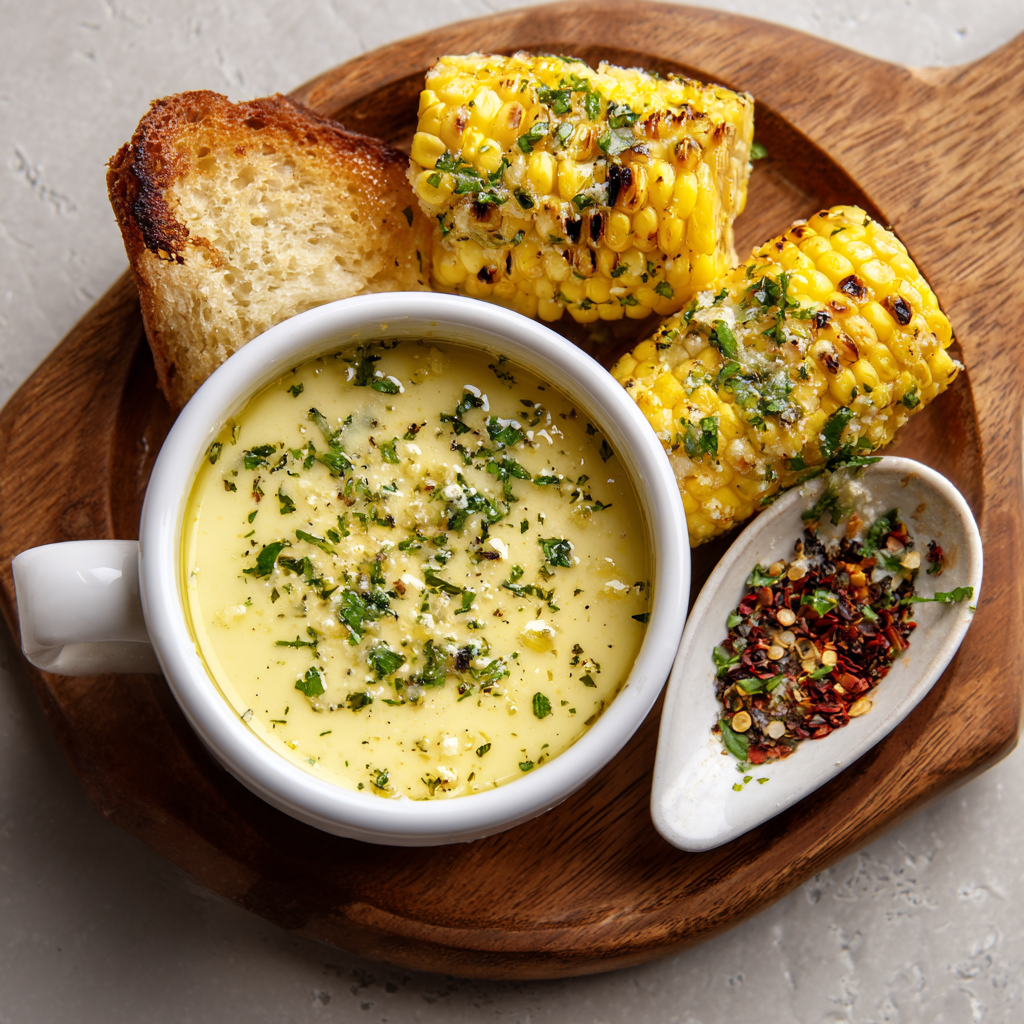 Cowboy Butter : Bold, Buttery Dipping Sauce with Garlic, Herbs & Zing