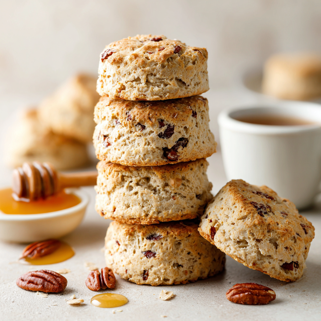 High-Protein Breakfast Biscuits (14g Protein Each & Freezer-Friendly)