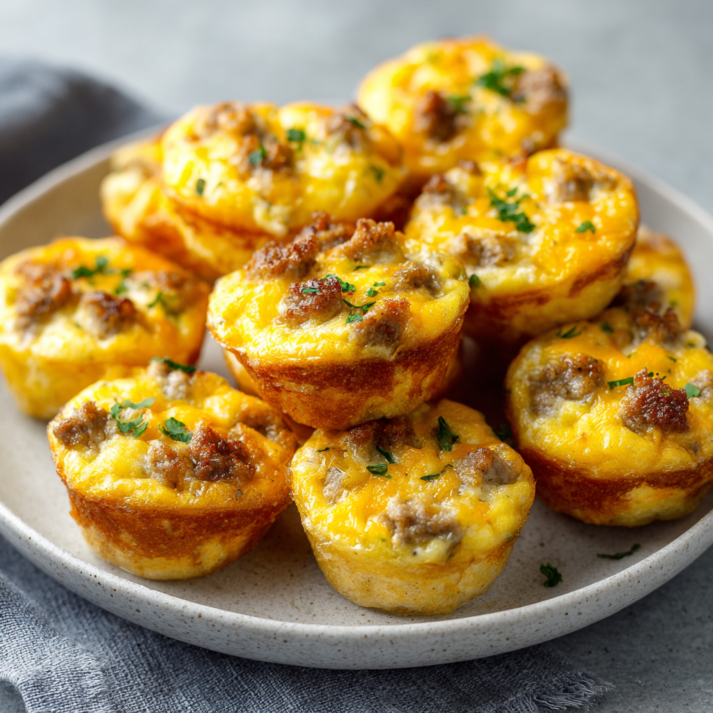 Mini Sausage & Egg Muffins : Easy, Protein-Packed & Freezer-Friendly