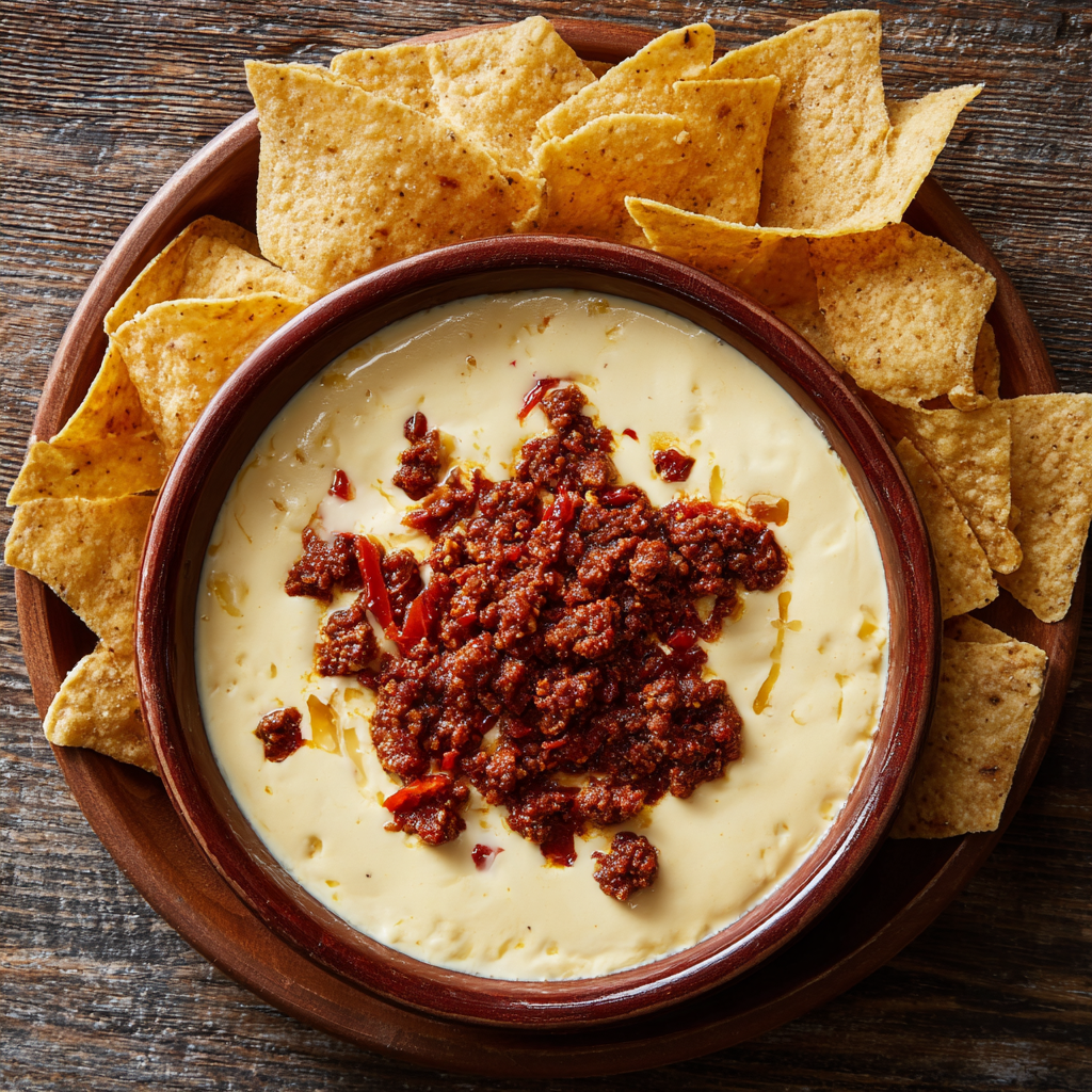 Queso Blanco with Chorizo: Creamy, Spicy, and Scoop-Worthy