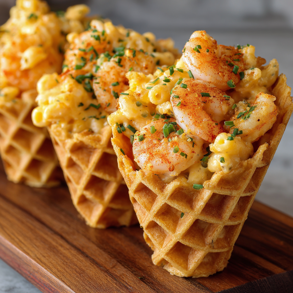 Shrimp Mac & Cheese Cones : This Viral Twist Is Breaking the Internet