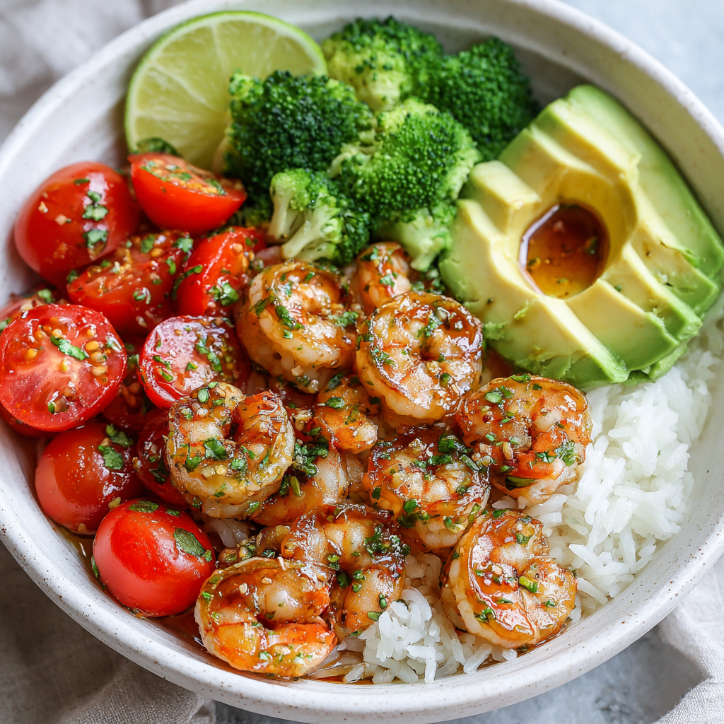 Honey Lime Shrimp Meal Prep Bowls : Sweet, Tangy, and Ready for the Week