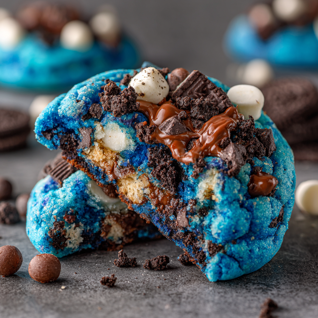 Ultimate Cookie Monster Cookies : Chunky, Chewy, & Loaded with Chocolate