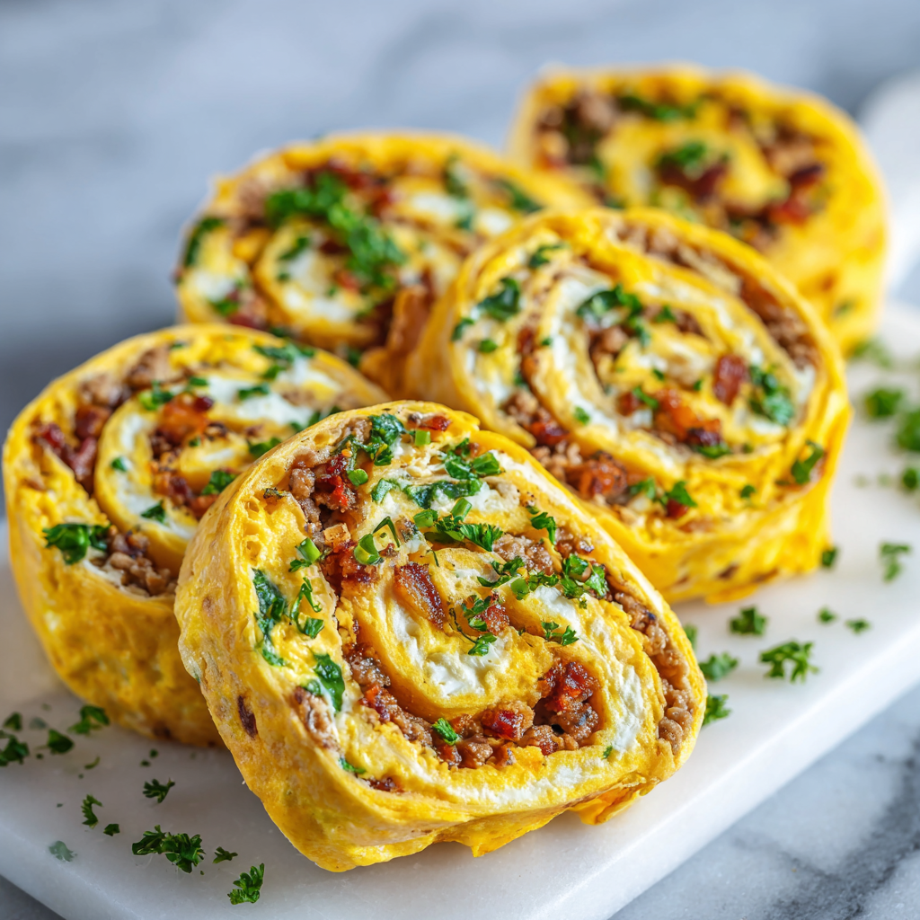 Egg Turkey Bacon Wrap with Avocado & Spinach : High-Protein Breakfast on the Go