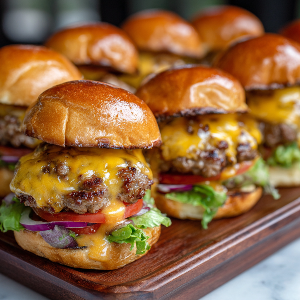 Cheeseburger Sliders : Juicy, Cheesy, and Crowd-Pleasing