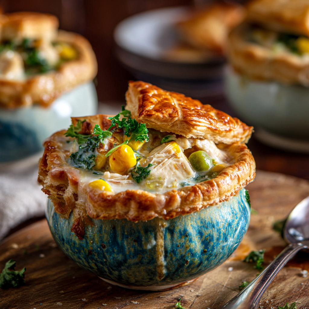 Chicken Pot Pie Filling Bowls : All the Comfort, None of the Crust