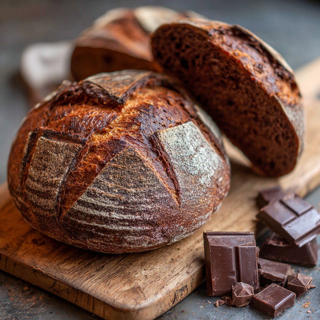 Chocolate Sourdough Bread : Rich, Rustic & Naturally Sweet