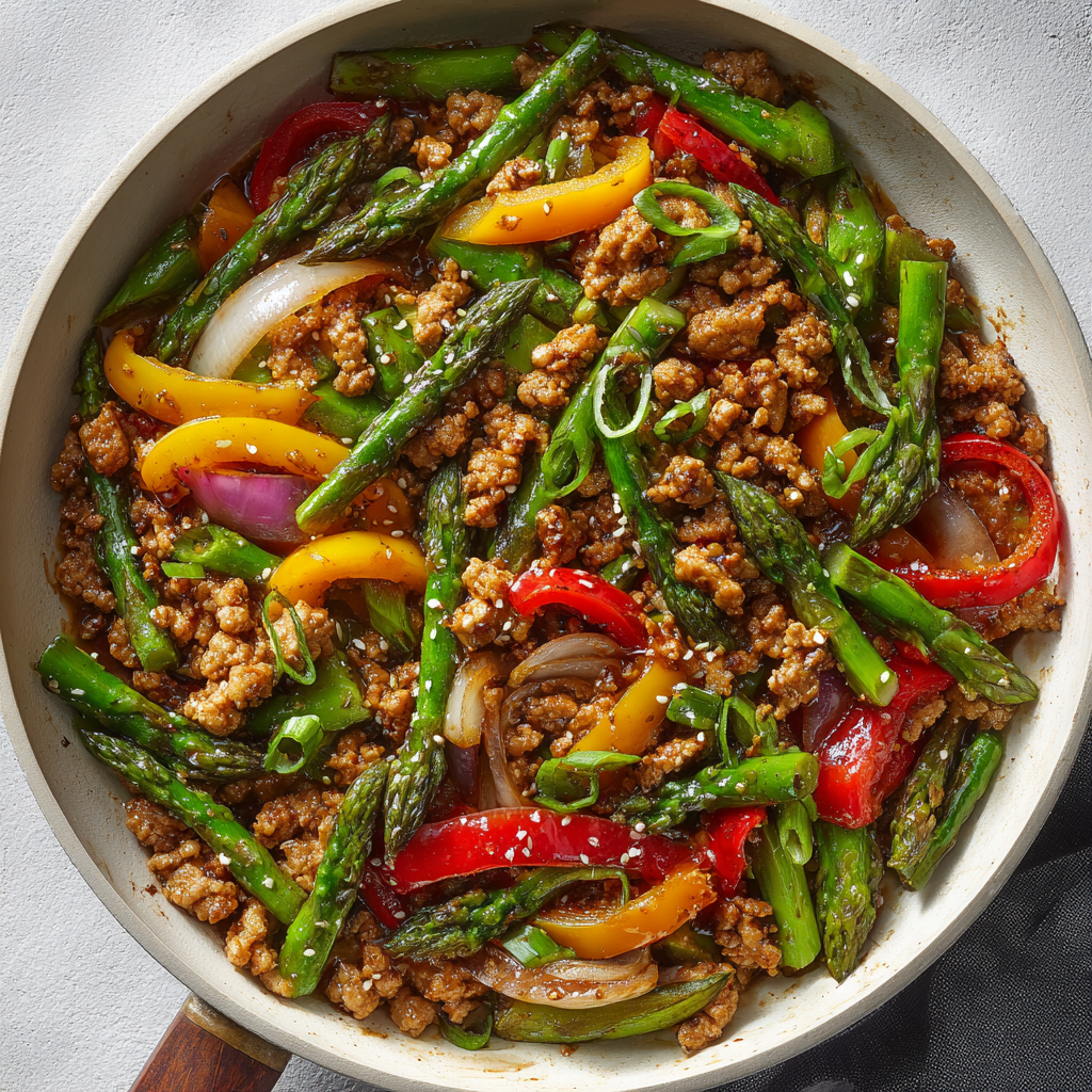 Sesame Ground Chicken : Quick, Flavor-Packed Dinner in 15 Minutes