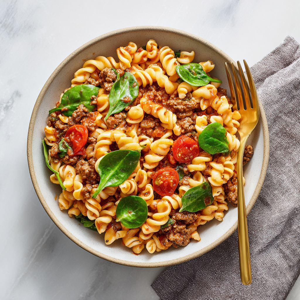 Protein-Packed Pasta Bowl : Hearty, Simple & 50g of Protein