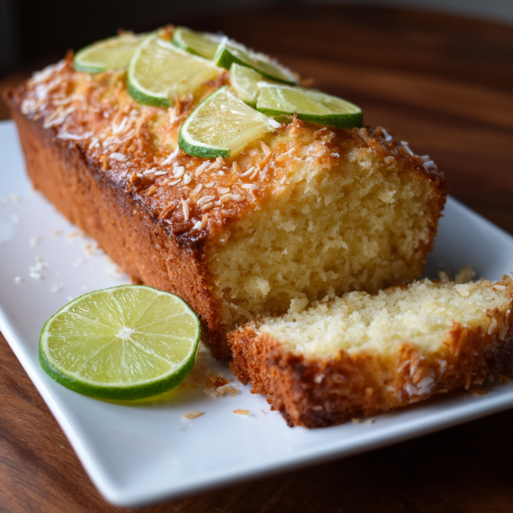 Lime Coconut Yogurt Cake : Zesty, Moist, and Naturally Irresistible