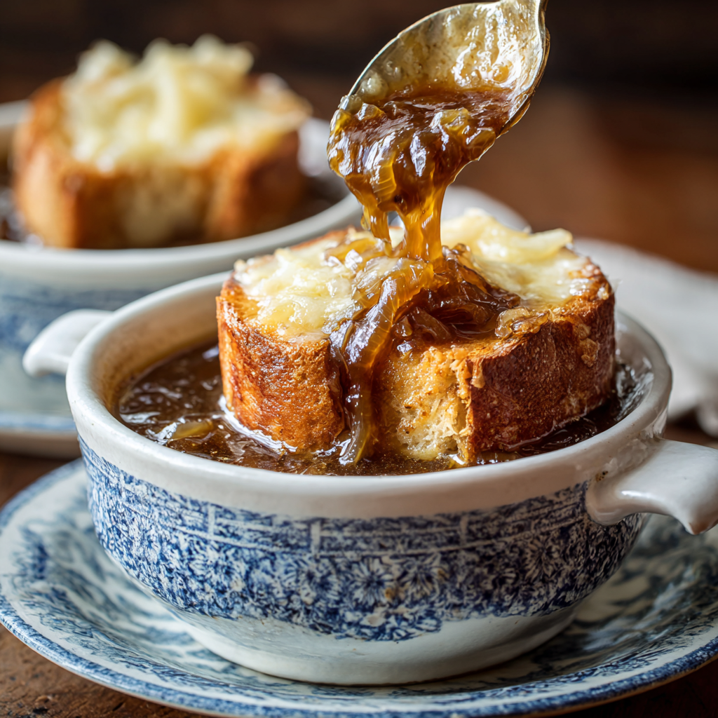 Slow Cooker French Onion Soup : Rich, Caramelized, and Comforting