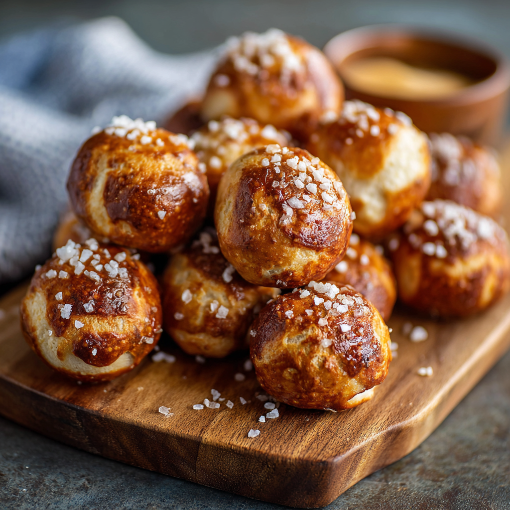 Soft Sourdough Pretzel Bites : Buttery, Chewy & Crowd-Pleasing