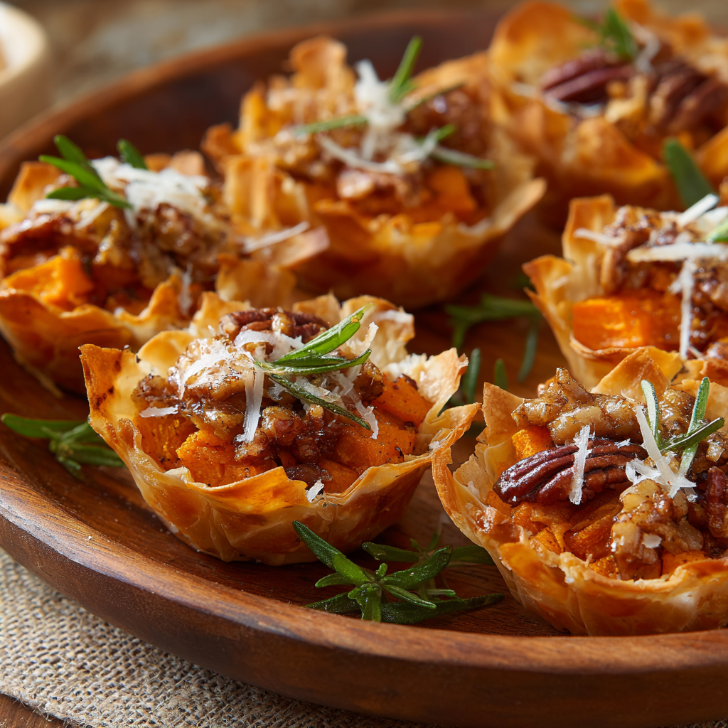 Sweet Potato Appetizer Cups : Cozy, Bite-Sized Holiday Bites