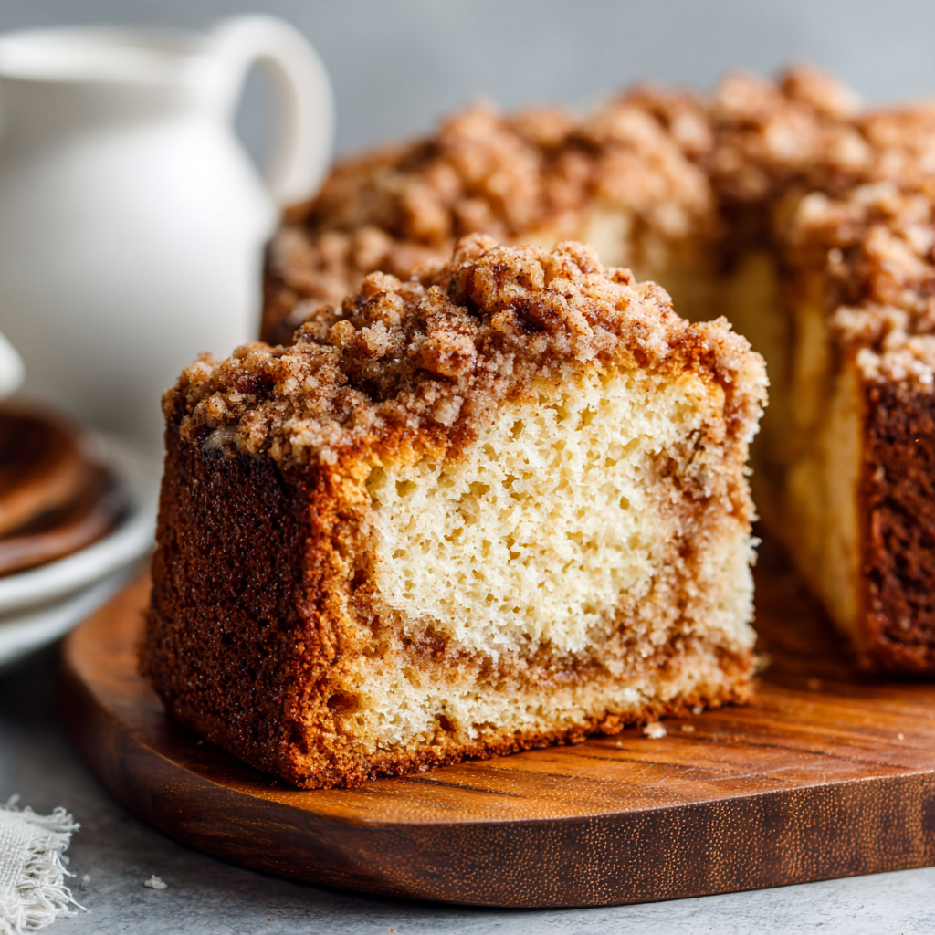 Cinnamon Streusel Yogurt Coffee Cake : Soft, Sweet, and Perfectly Spiced