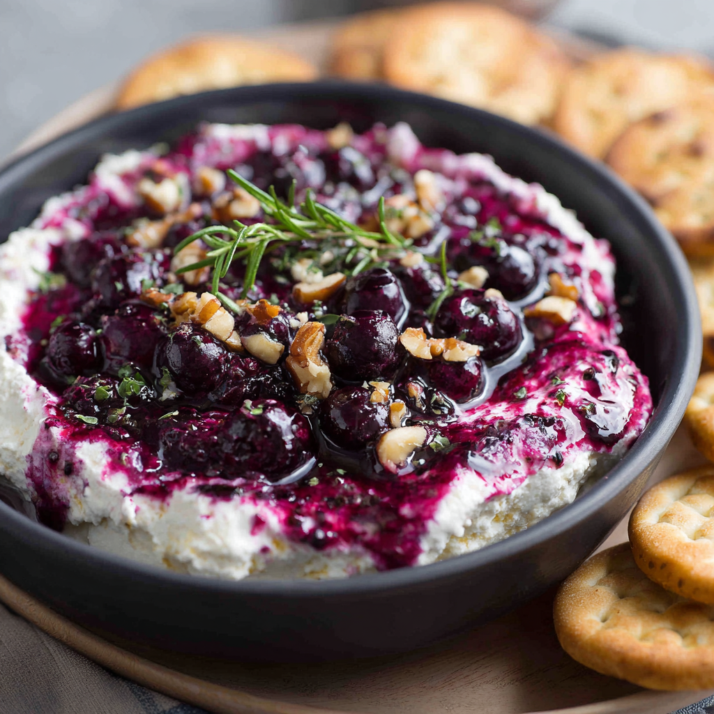 Blueberry Goat Cheese Dip : Sweet, Savory & Crowd-Pleasing
